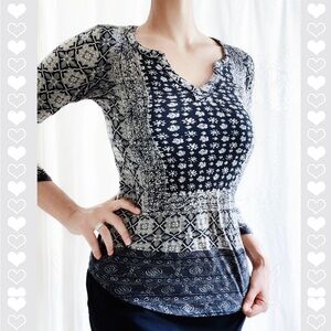 Lucky Brand Soft Long-sleeve Tunic